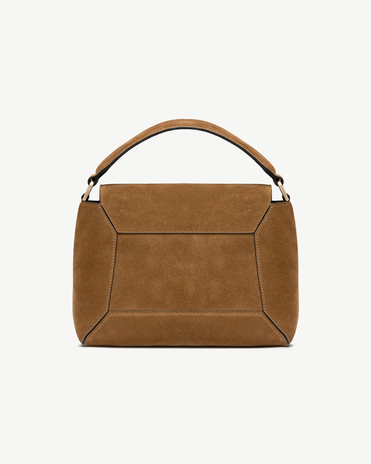 Strathberry Mosaic Bag  -  Toffee Suede/Espresso