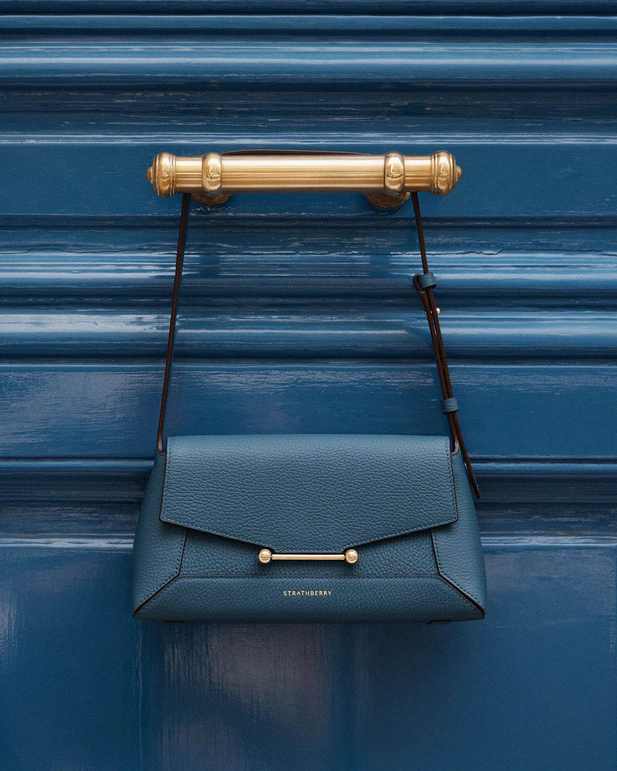 Strathberry Mosaic Shoulder  -  Loch Blue