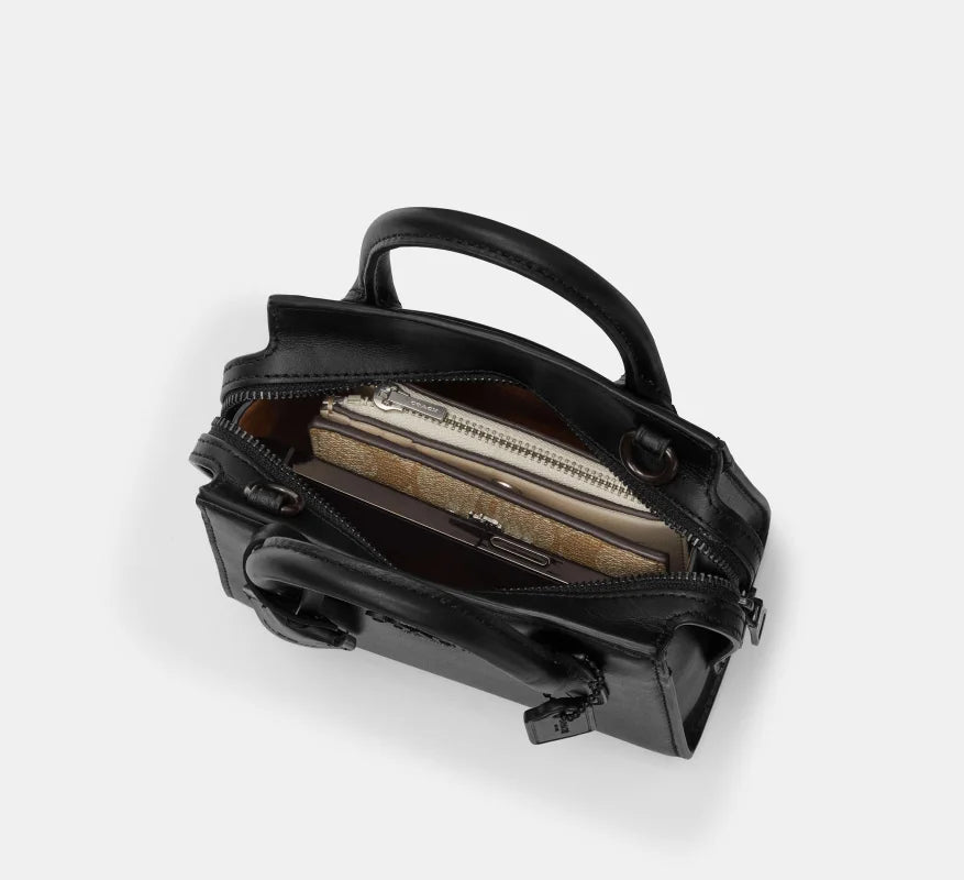 Coach Andrea Carryall Bag In Signature Jacquard Silver/Oak/Maple