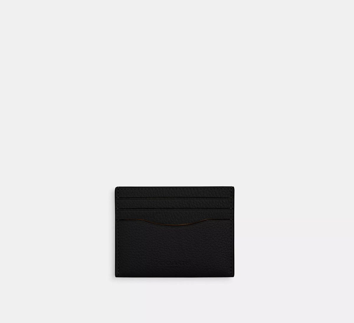Coach Slim Id Card Case - Black