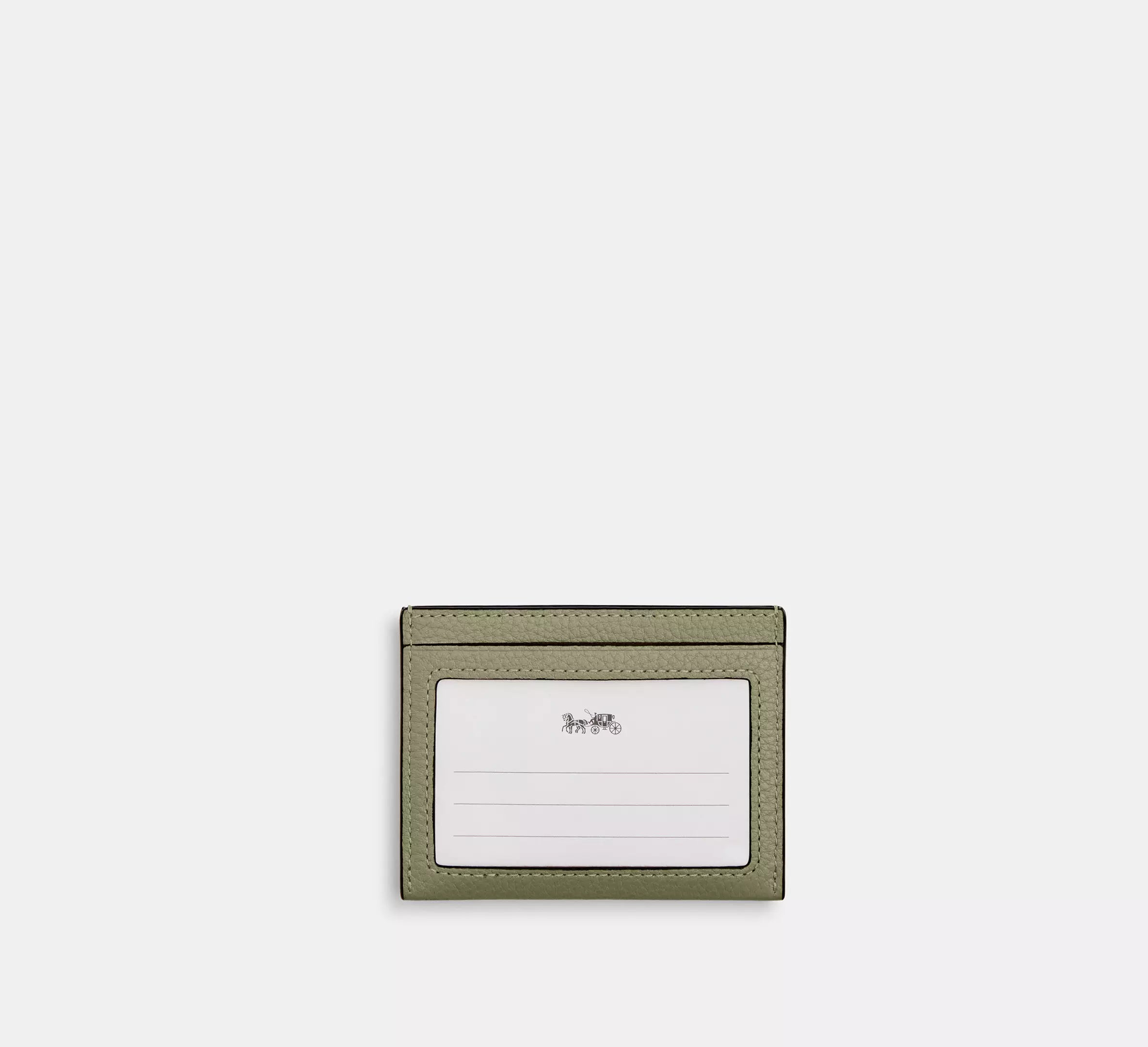 Coach Slim Id Card Case - Pistachio