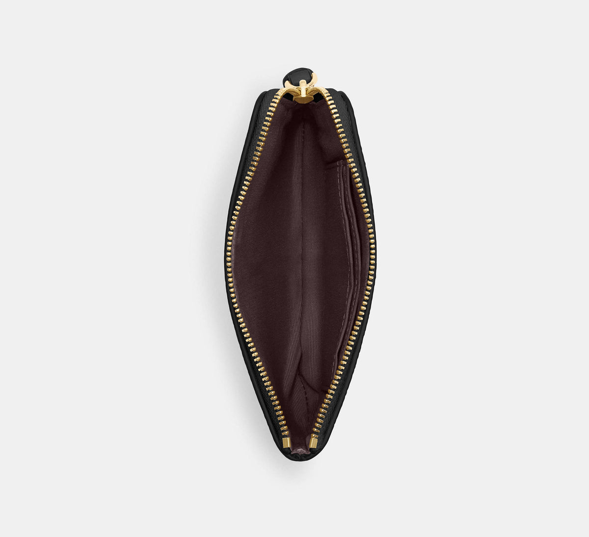 Coach Corner Zip Wristlet - Gold/Black