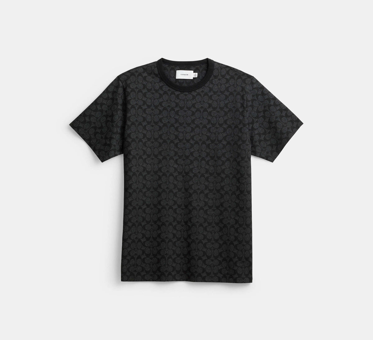 Coach Signature T-Shirt  - Charcoal Signature