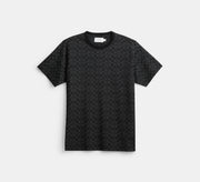 Coach Signature T-Shirt  - Charcoal Signature