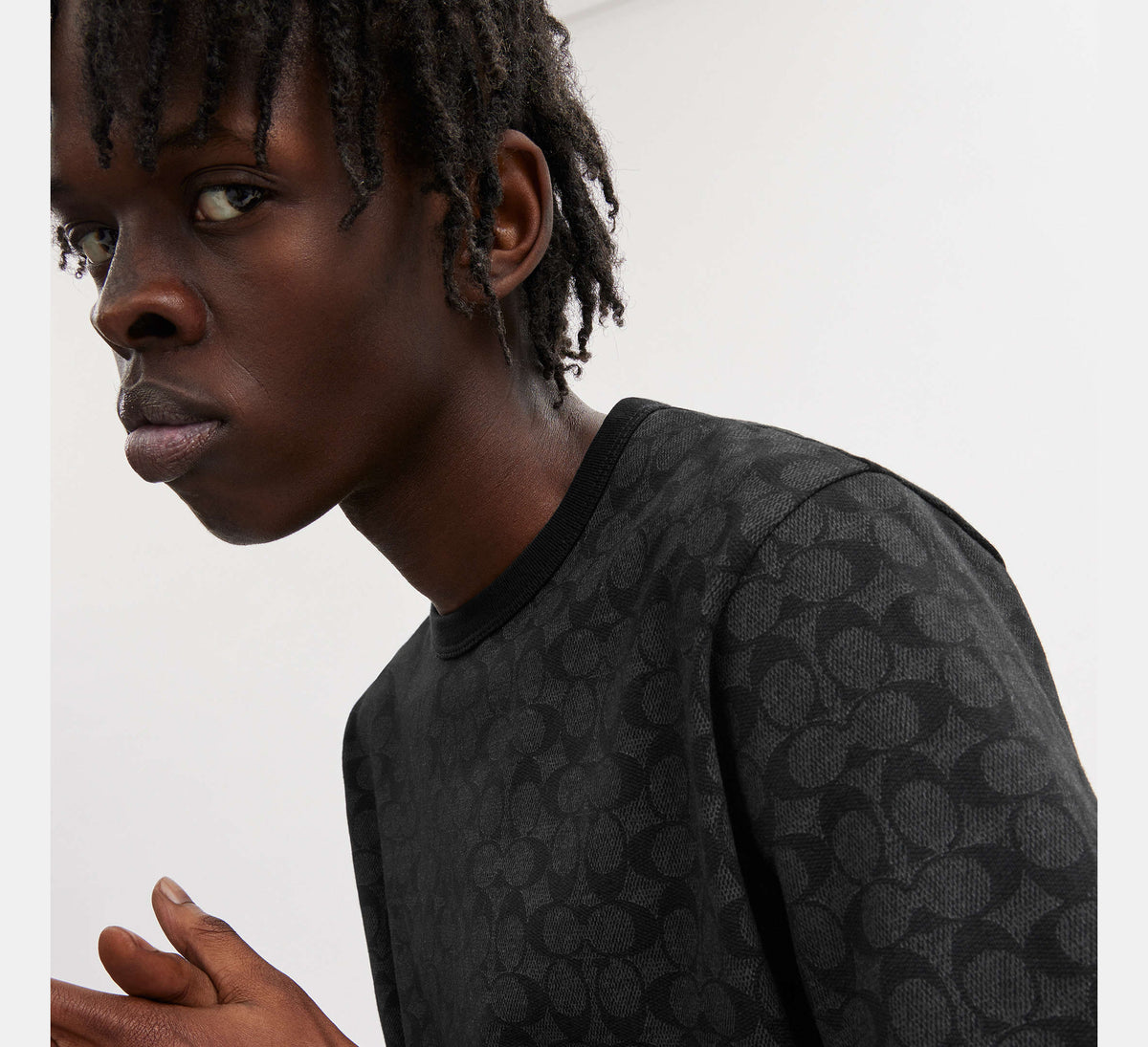 Coach Signature T-Shirt  - Charcoal Signature