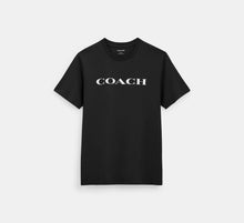 Coach Signature T Shirt In Organic Cotton - Black