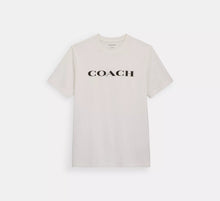Coach Signature T Shirt In Organic Cotton  - White