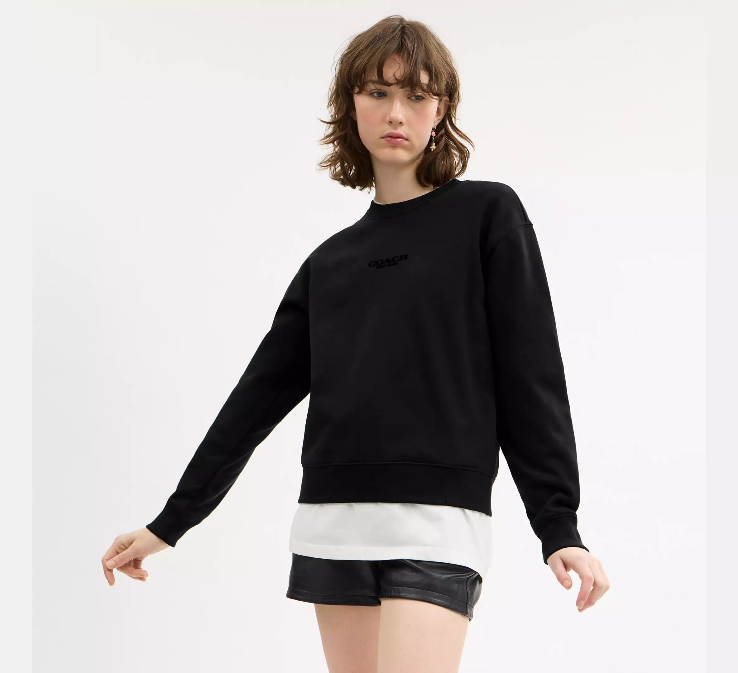 Coach Crewneck -  Black