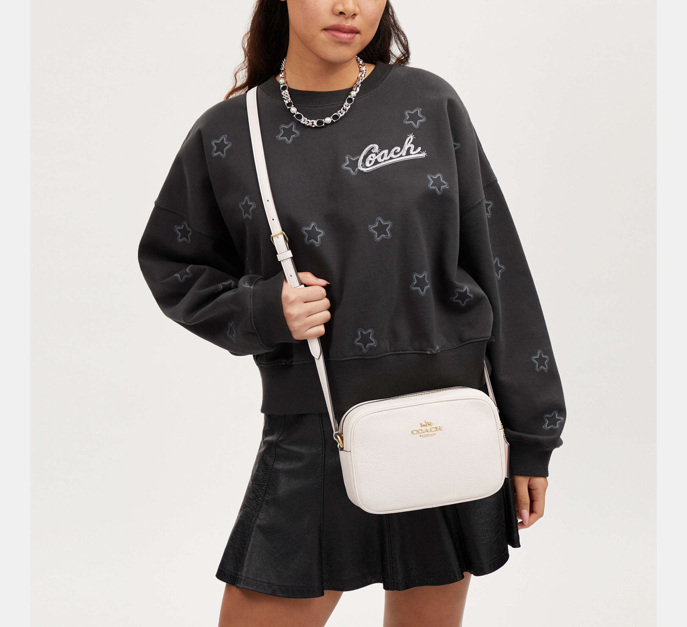 Coach Jamie Camera Bag - Gold/Chalk