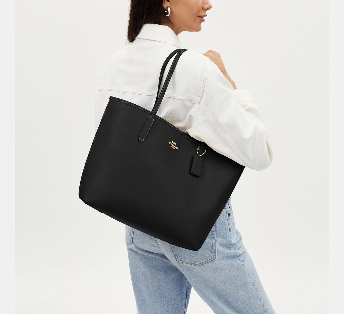 Coach City Tote Bag - Gold/Black