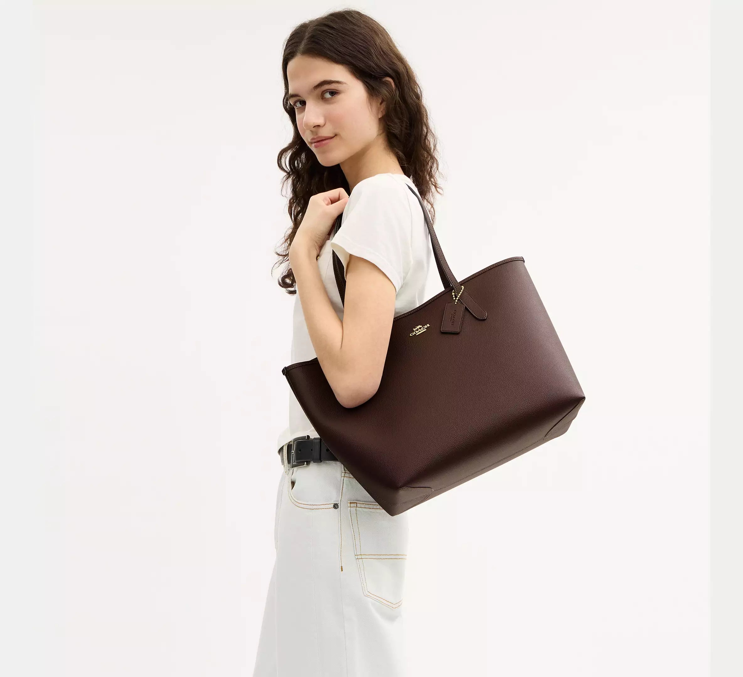Coach City Tote Bag - Gold/Maple