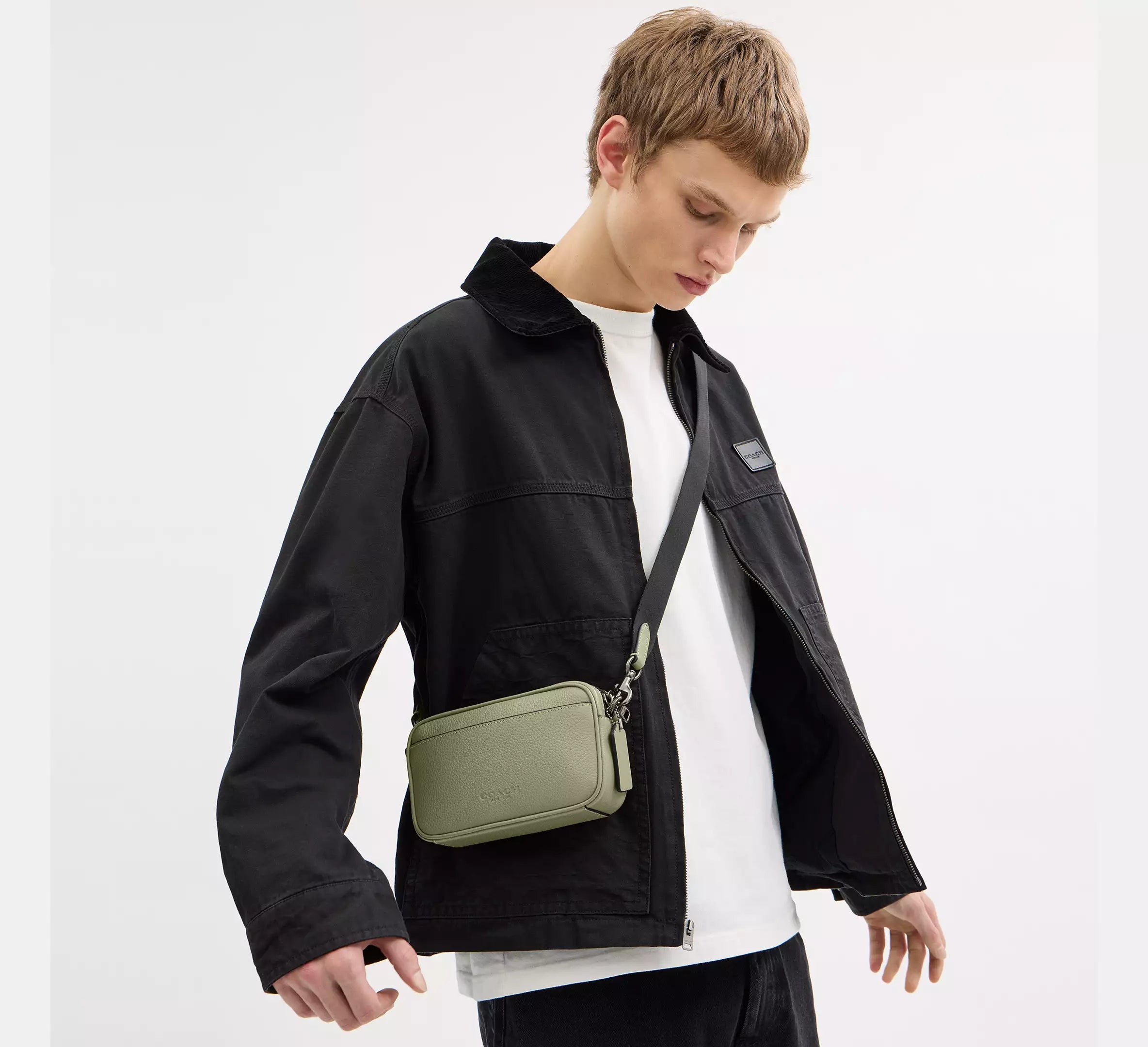 Coach Jayden Crossbody Bag  - Gunmetal/Pistachio