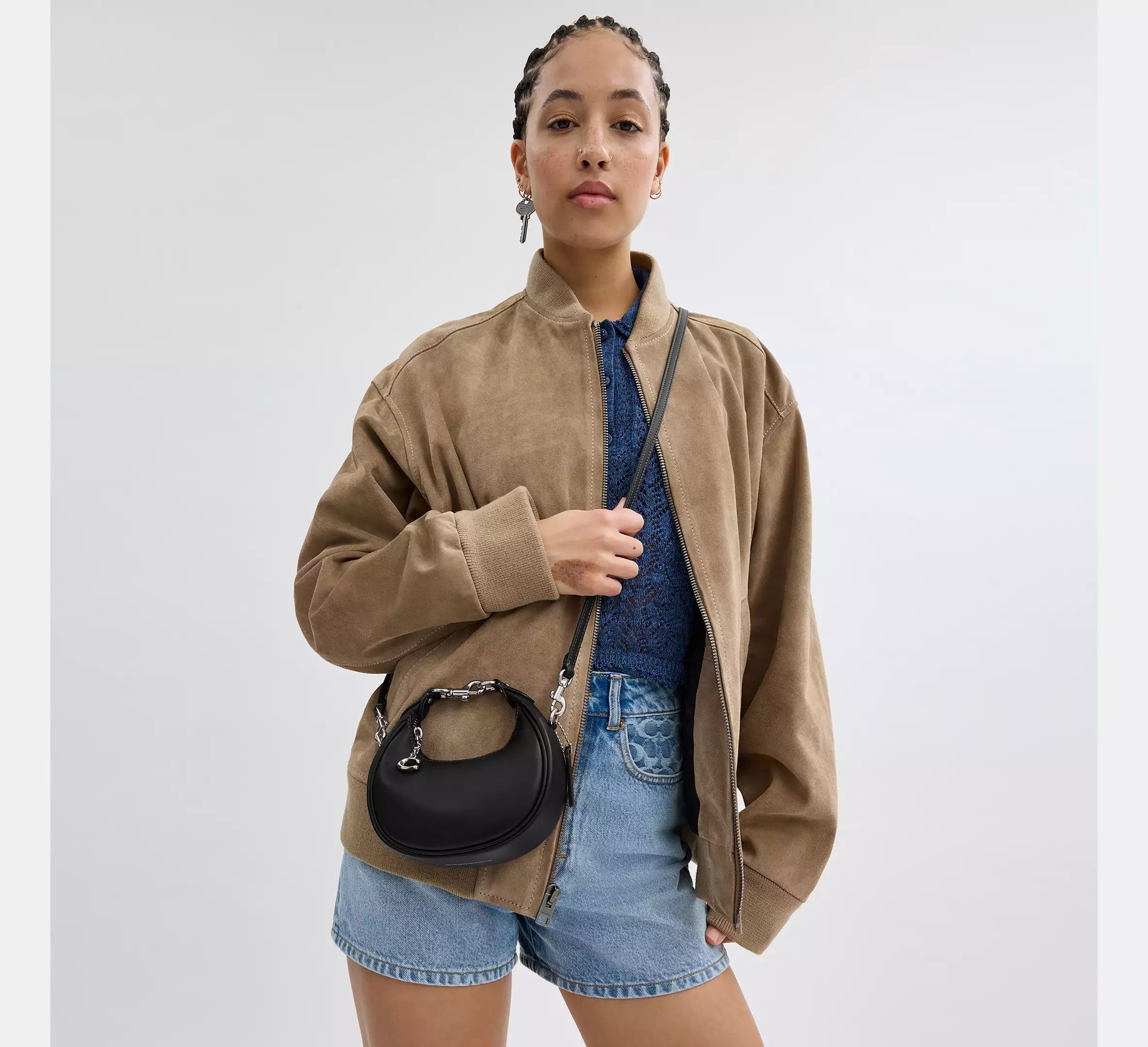 Coach Jonie Bag - Silver/Black