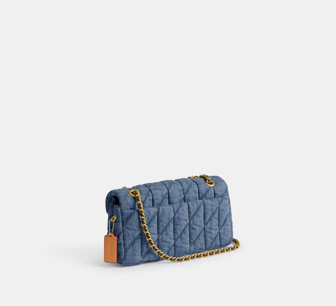 Coach Tabby Shoulder Bag 26 With Quilting denim/Brass/Indigo