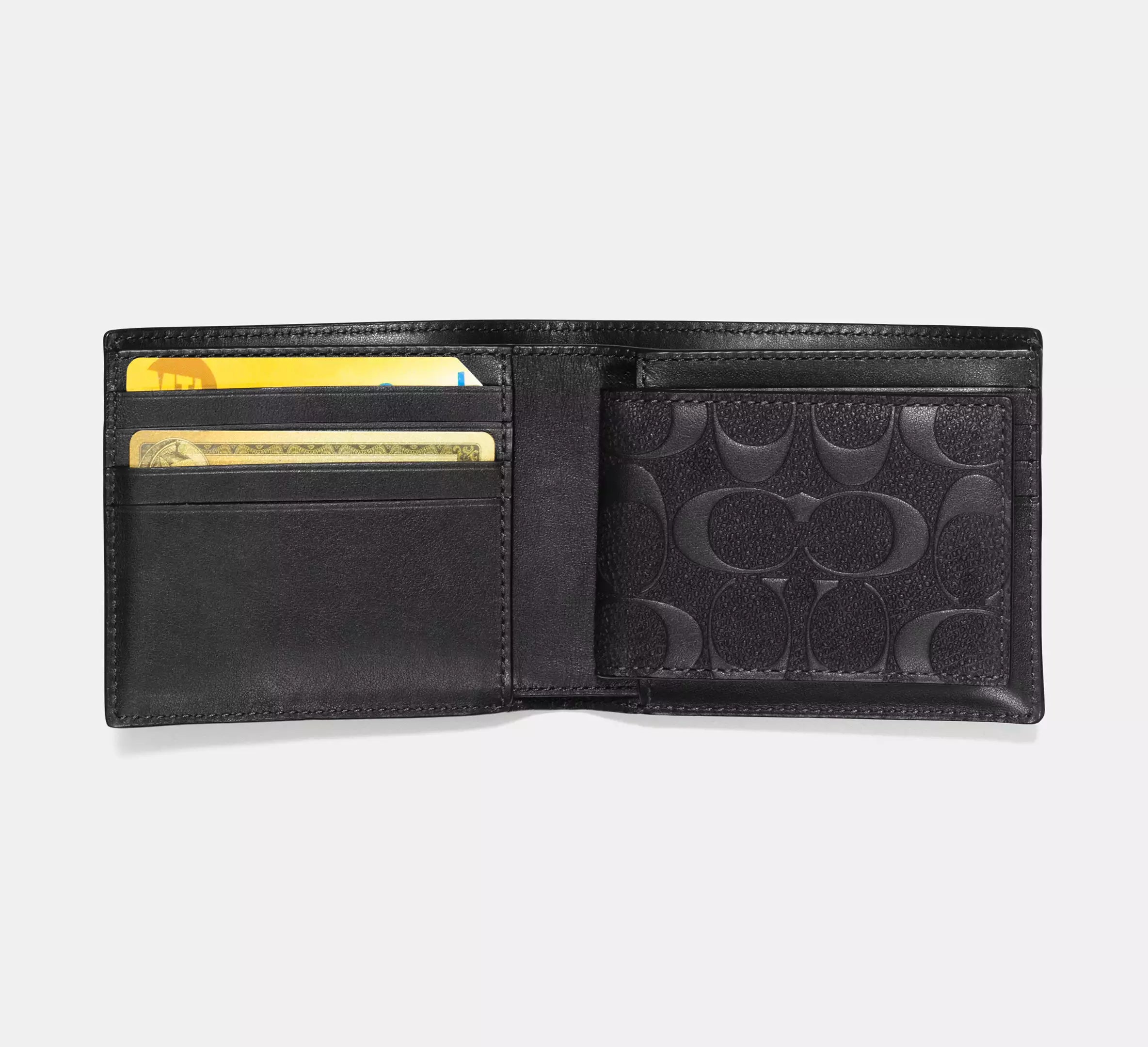 Coach 3-In-1 Wallet In Signature Leather - Black