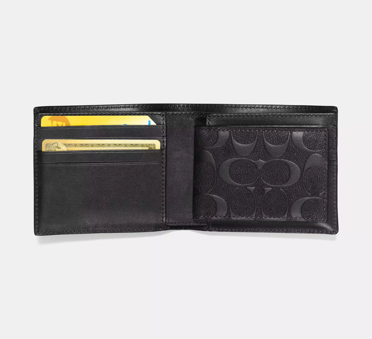 Coach 3-In-1 Wallet In Signature Leather - Black