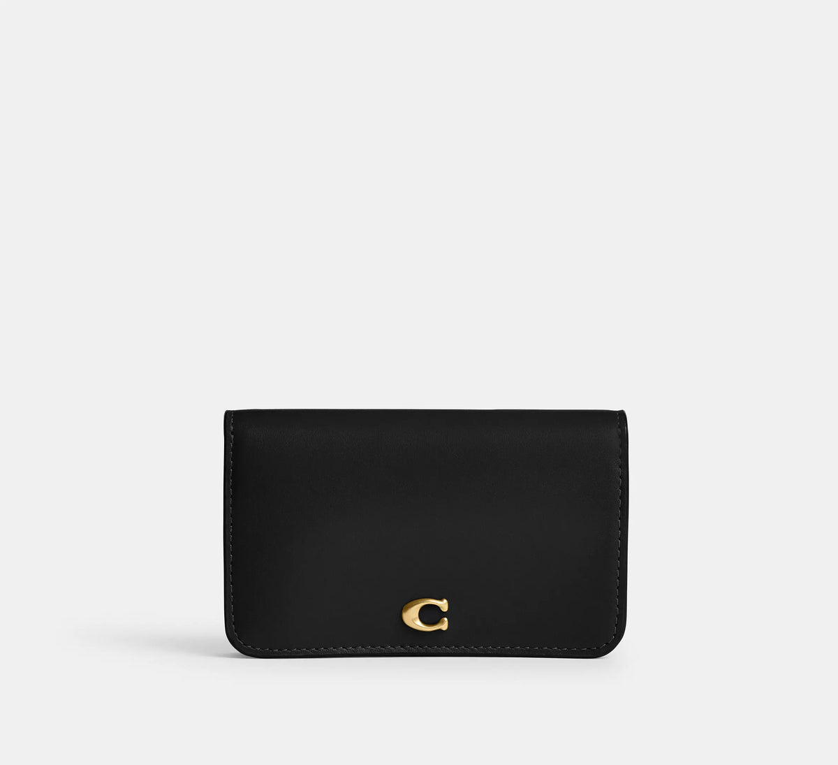 Coach Essential Slim Card Case    -  Brass/Black
