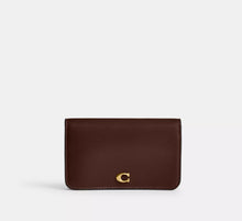 Coach Essential Slim Card Case  -  Brass/Maple