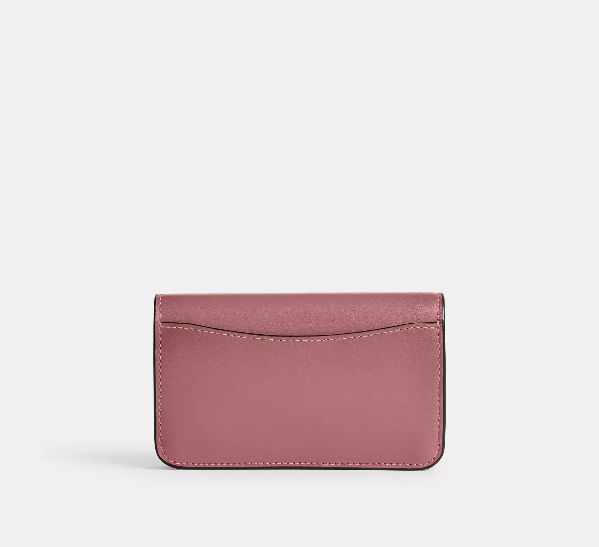 Coach Essential Slim Card Case -  Brass/Peony