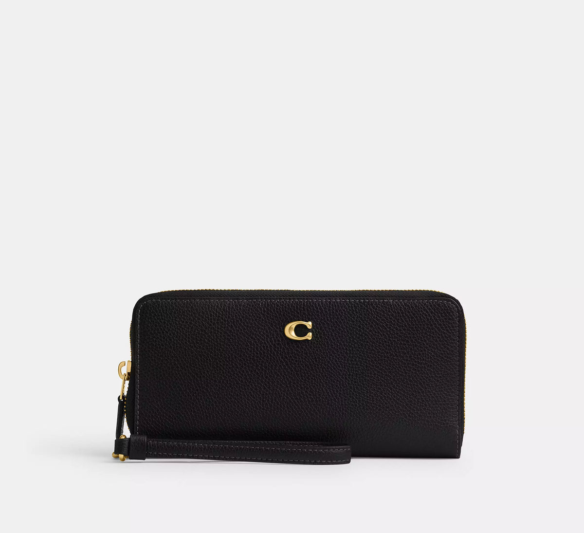 Coach Essential Continental Wallet  -   Brass/Black