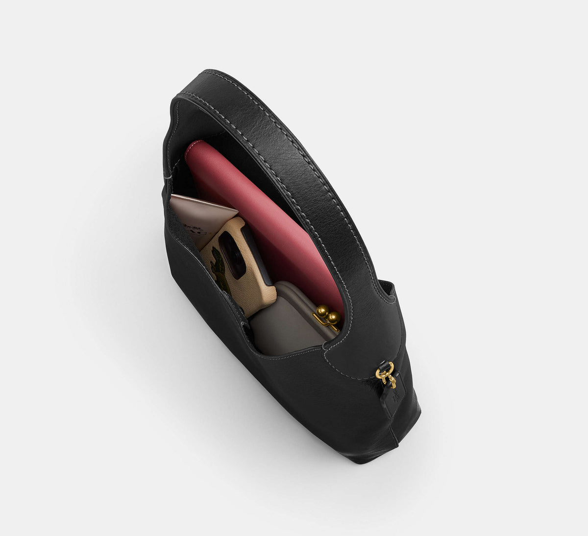 Coach Brooklyn Shoulder Bag 28 - Brass/Black