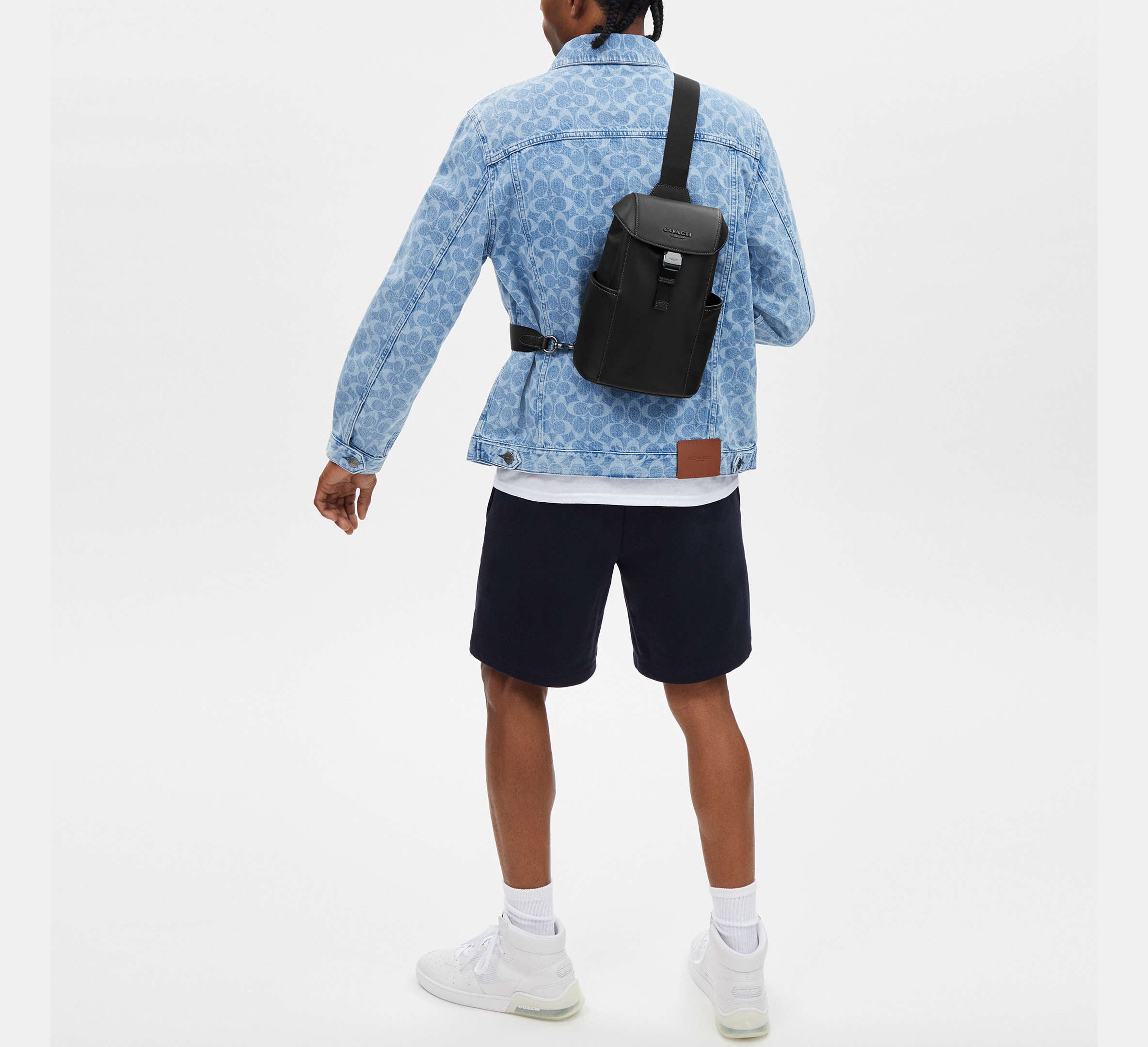 Coach Racer Pack Gunmetal/Black