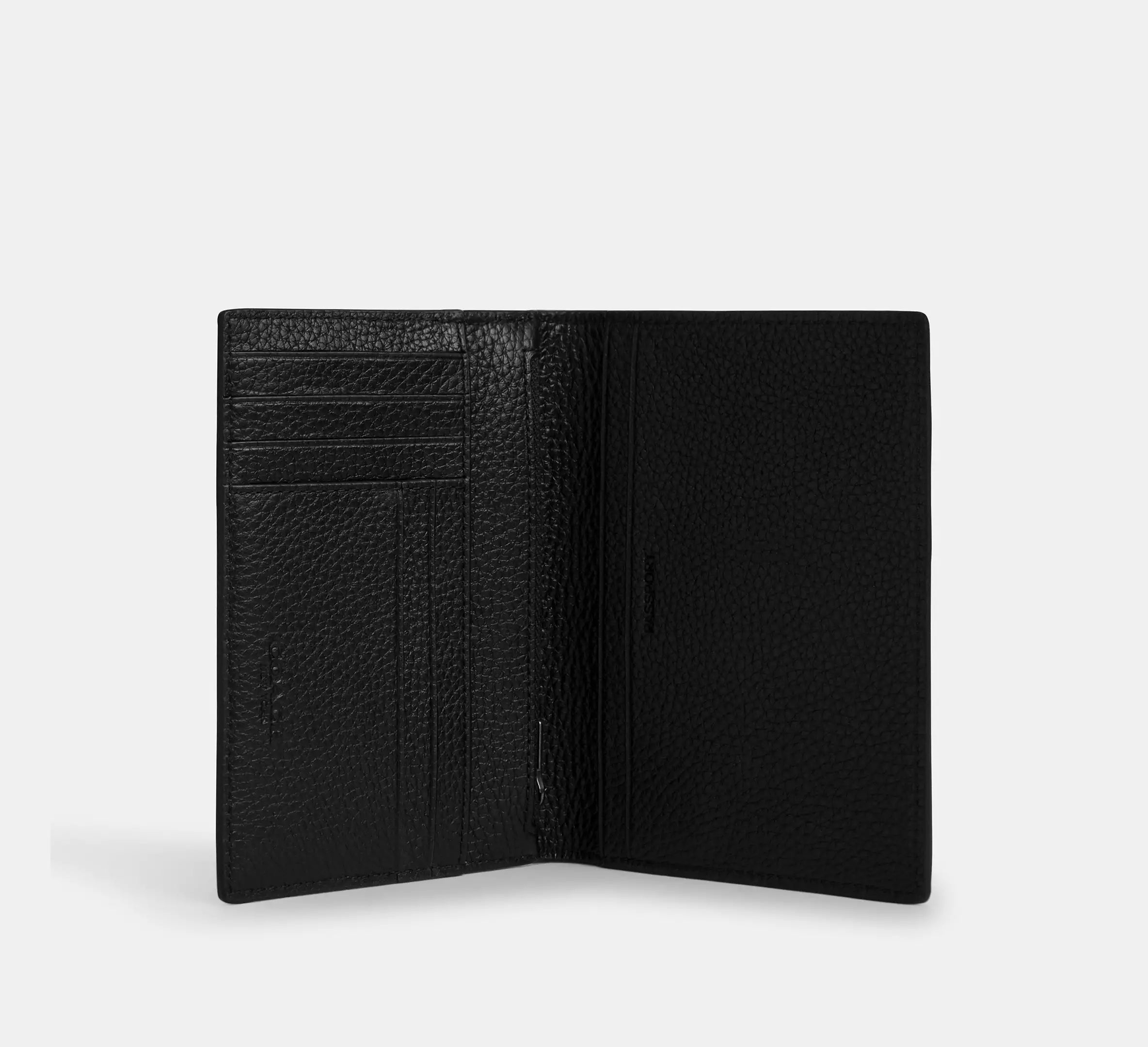 Coach Passport Card Case  - Gunmetal/Black