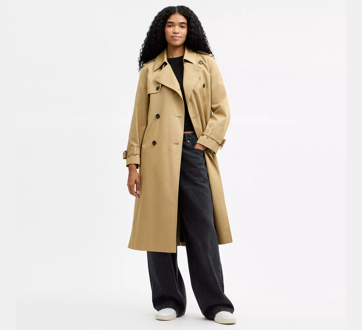 Coach Relaxed Trench Coat  -  Khaki