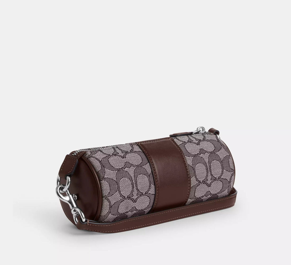 Coach Nolita Barrel Bag In Signature Jacquard