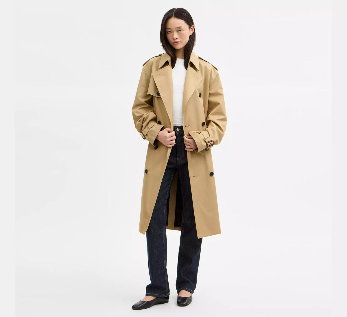 Coach Trench Coat  -  Khaki