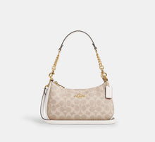Coach Teri Shoulder Bag In Signature Gold/Sand/Chalk
