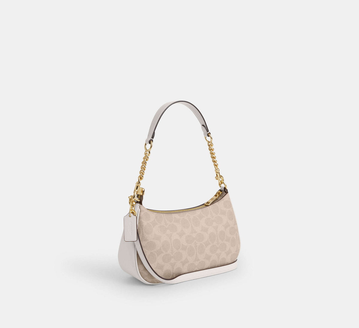 Coach Teri Shoulder Bag In Signature Gold/Sand/Chalk