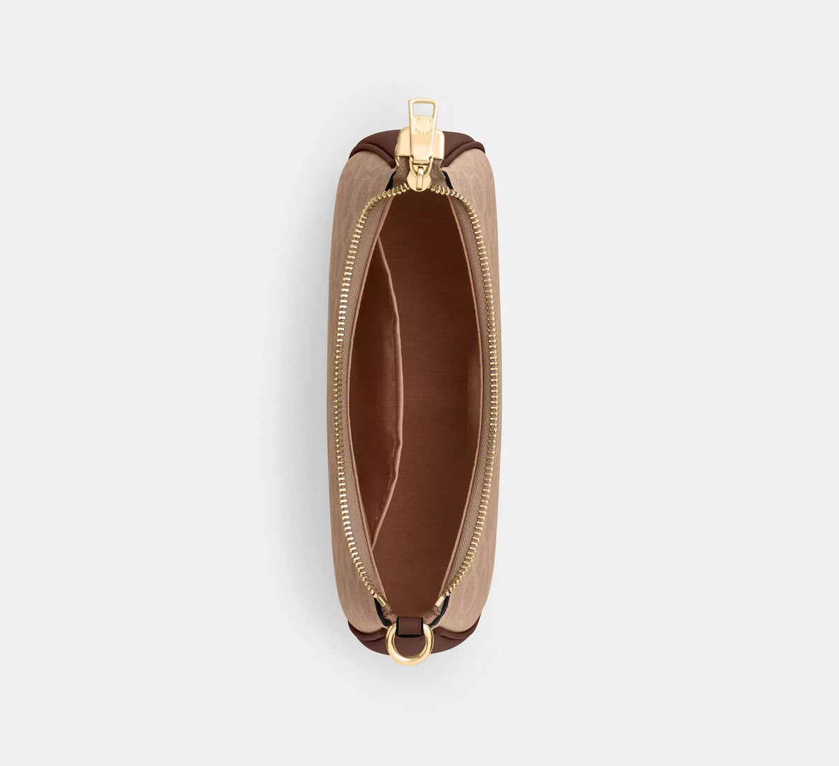 Coach Teri Shoulder Bag In Signature - Gold/Tan/Brown - Hemen Teslimde