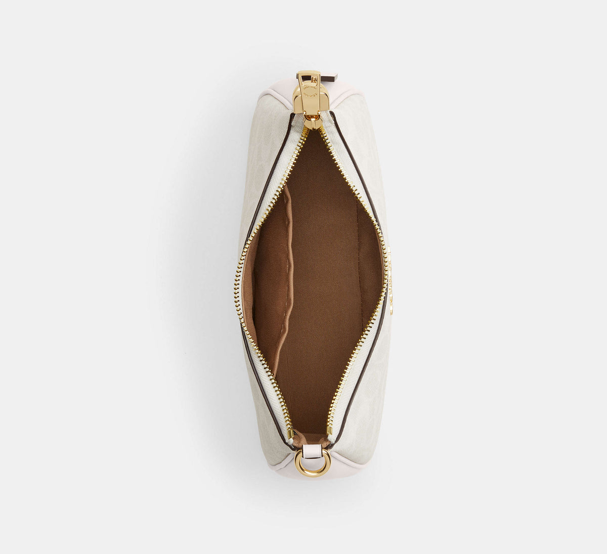 Coach Teri Shoulder  Bag In Signature - Gold/White/Chalk - Hemen Teslimde