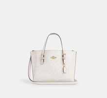 Coach Mollie Tote Bag 25 In Signature - Gold/White/Chalk