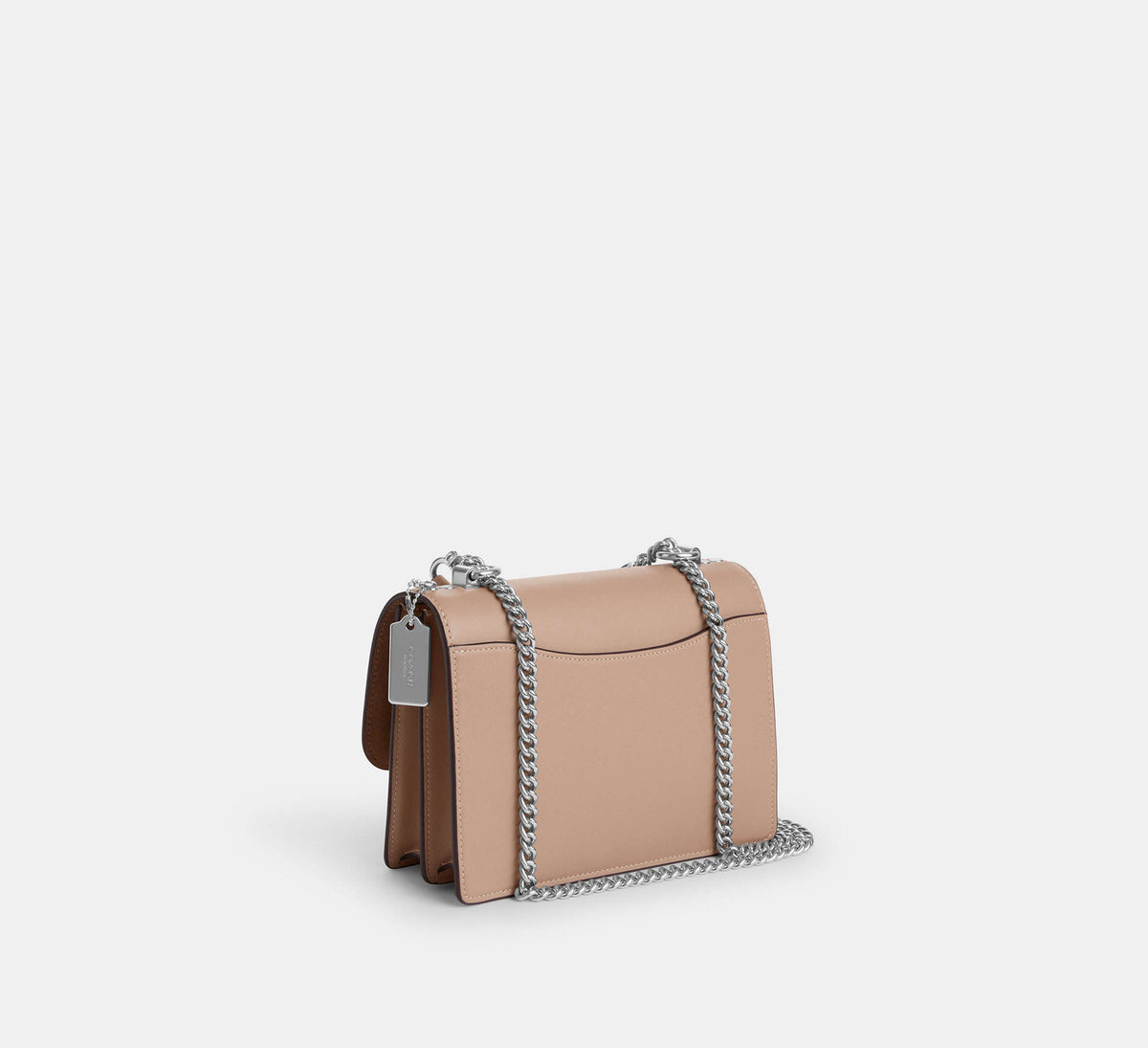 Coach Klare Crossbody Bag In Signature - Silver/Sand/Taupe