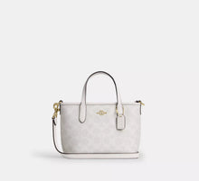 Coach City Mini Tote Bag In Signature   -  Gold/White/Chalk - Hemen Teslimde