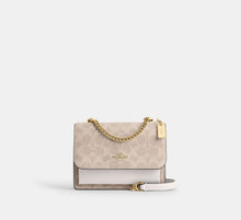 Coach Mini Klare Crossbody Bag In Signature - Gold/Sand/Chalk - Hemen Teslimde