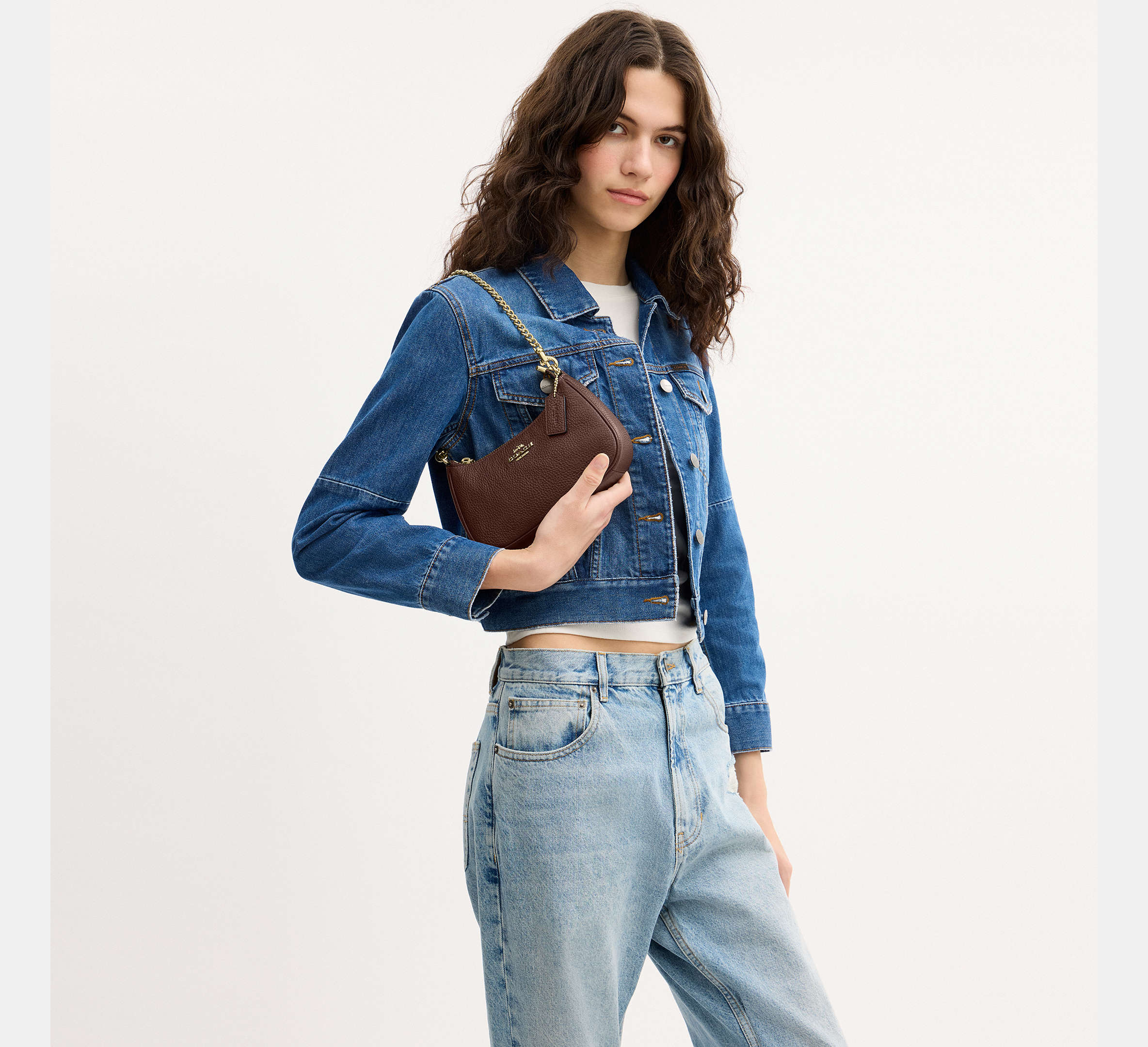 Coach Teri Mini Crossbody Bag - Gold/Maple