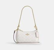 Coach Teri Mini Crossbody Bag In Signature - Gold/White/Chalk