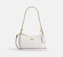 Coach Teri Mini Crossbody Bag In Signature - Gold/White/Chalk