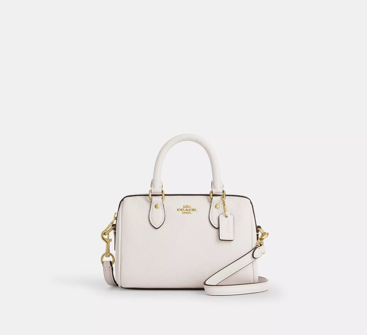 Coach Mini Rowan Crossbody Bag - Gold/Chalk