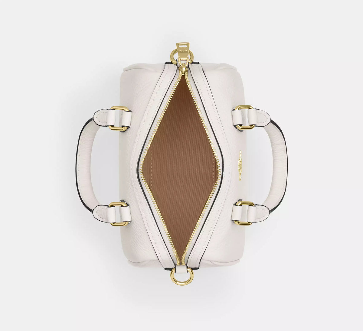 Coach Mini Rowan Crossbody Bag - Gold/Chalk