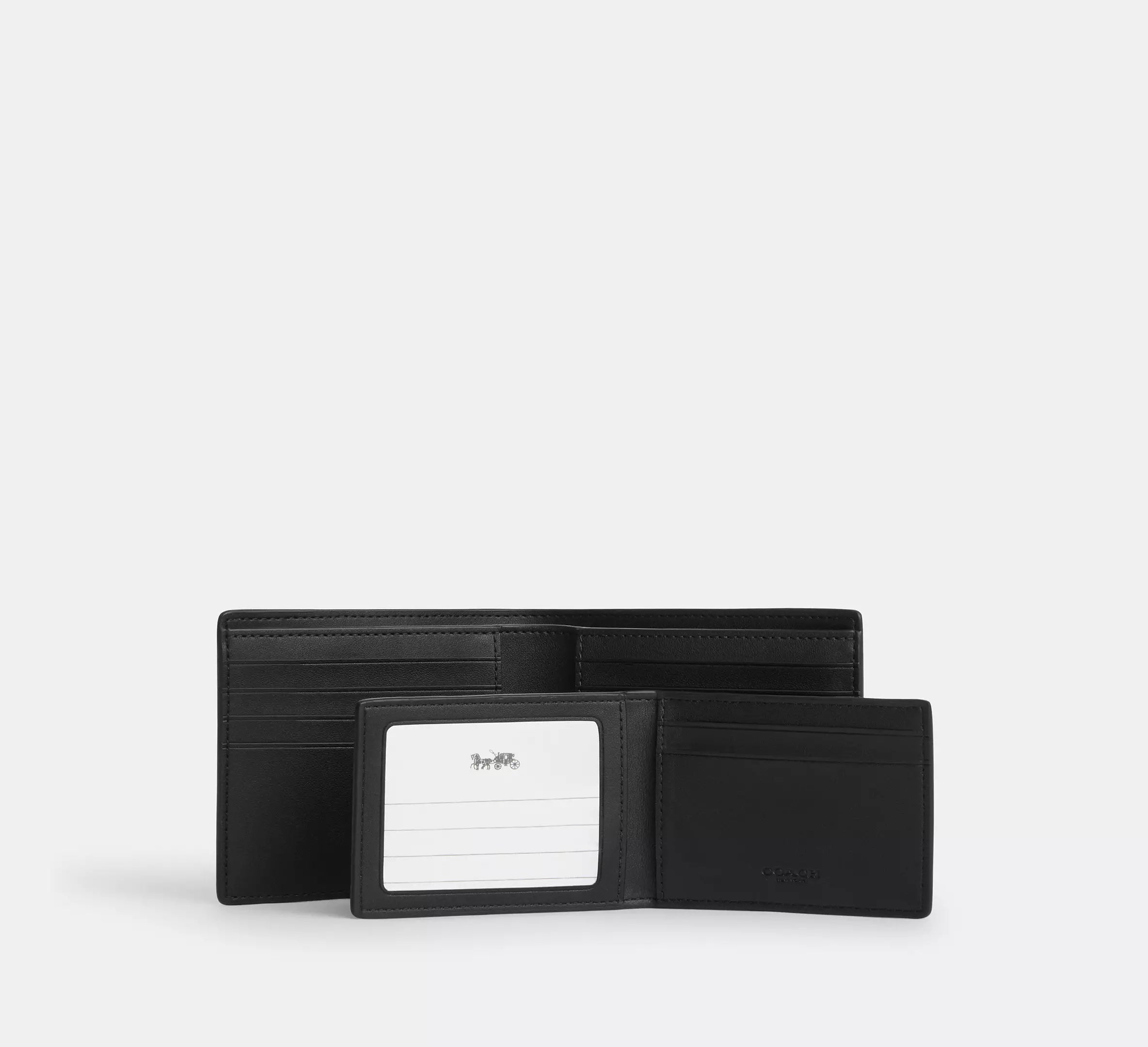 Coach 3 In 1 Wallet In Signature - Tan & Black