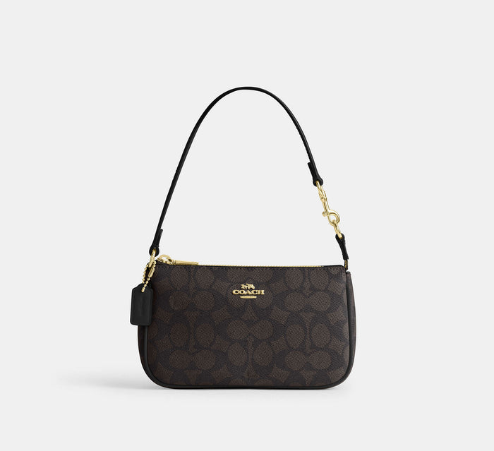 Coach Nolita 19 In Signature - Gold/Walnut/Black