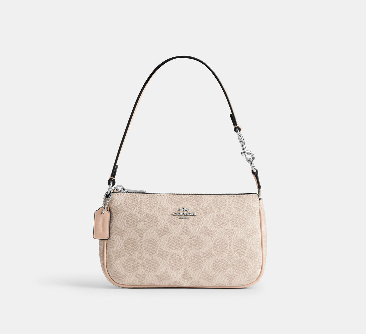 Coach Nolita 19 In Signature - Silver/Sand/Taupe