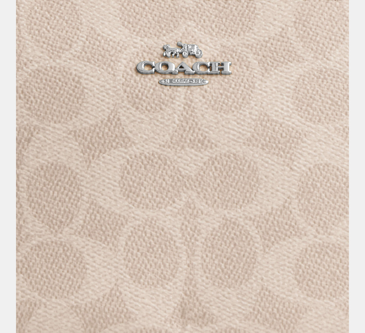 Coach Nolita 19 In Signature - Silver/Sand/Taupe