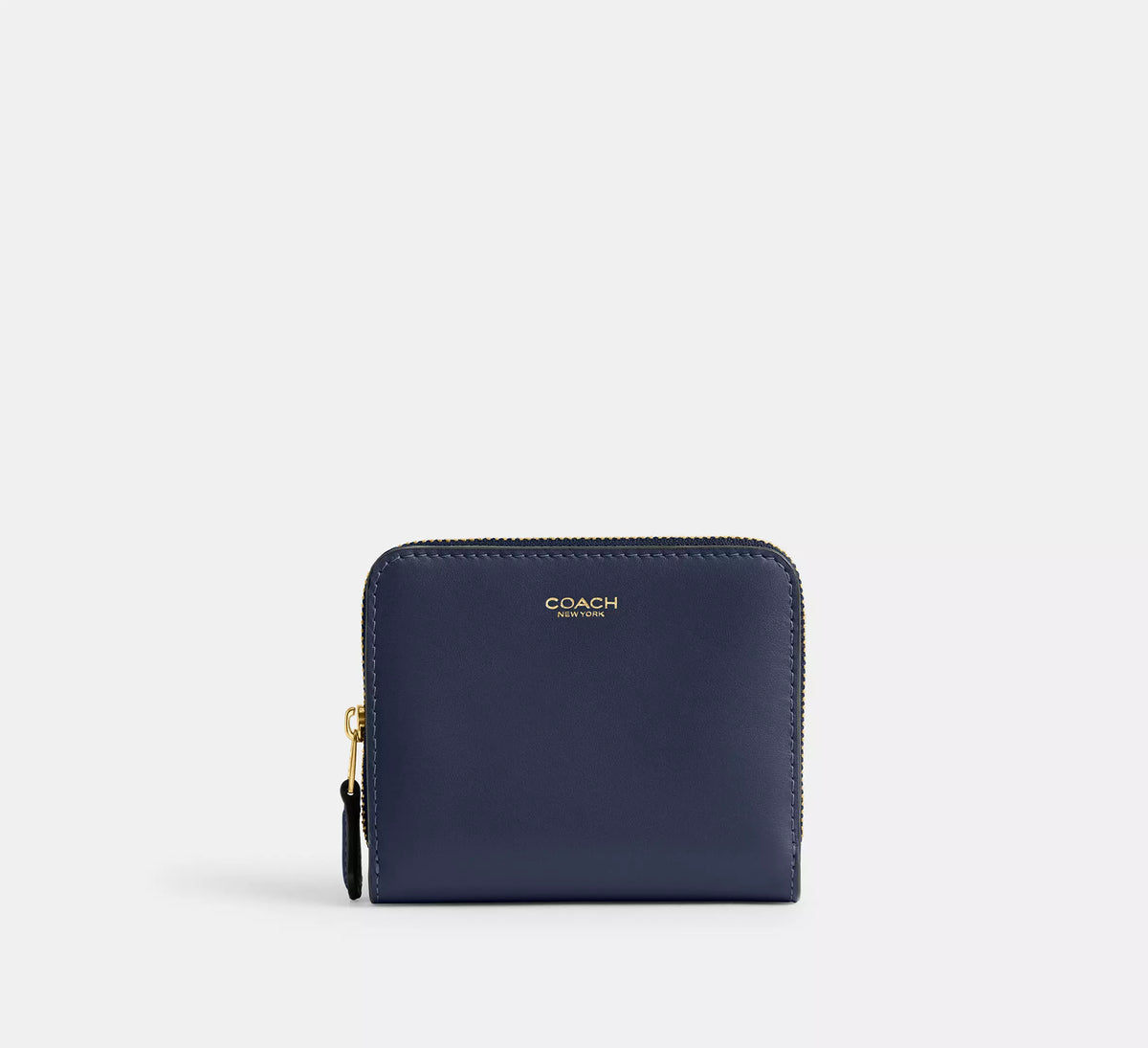 Coach New York Billfold Wallet  -  Brass/Navy