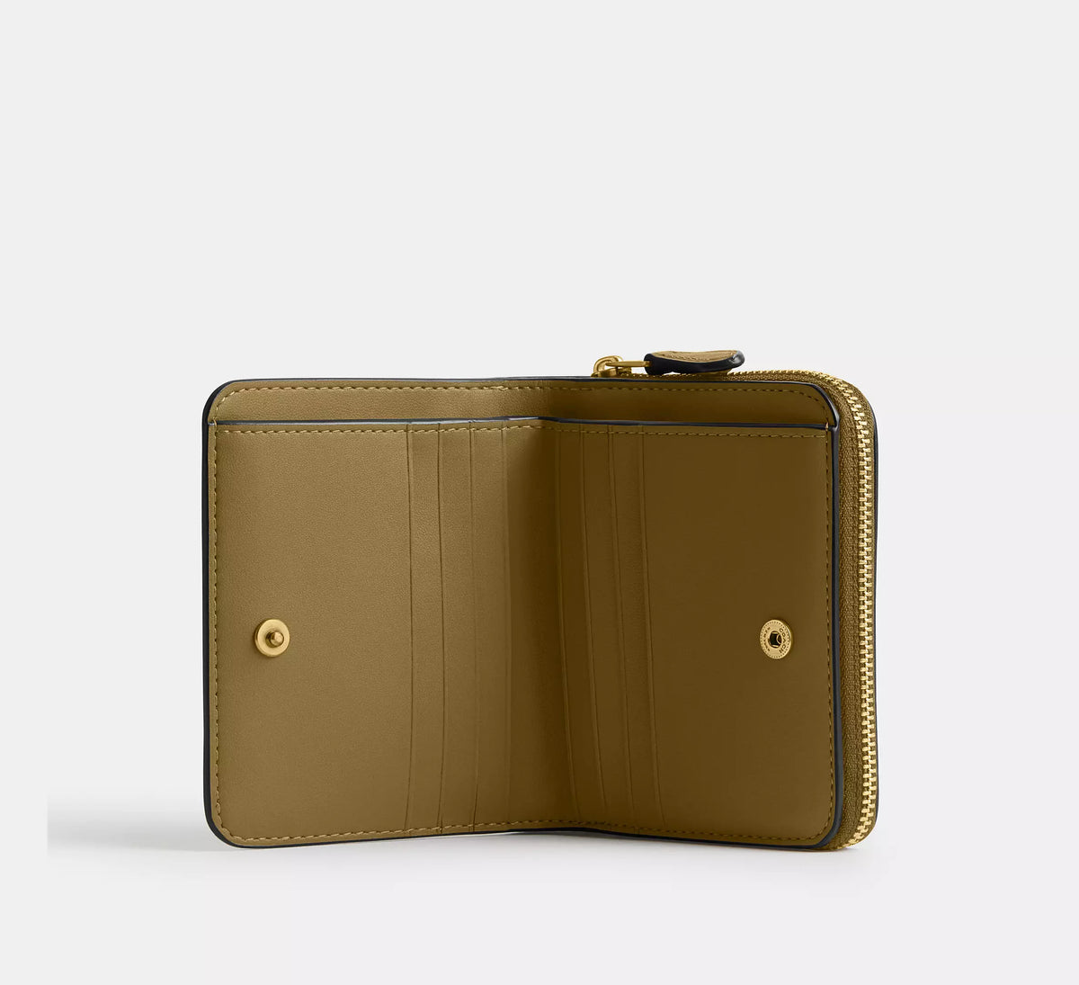 Coach New York Billfold Wallet  -  Brass/Muted Olive