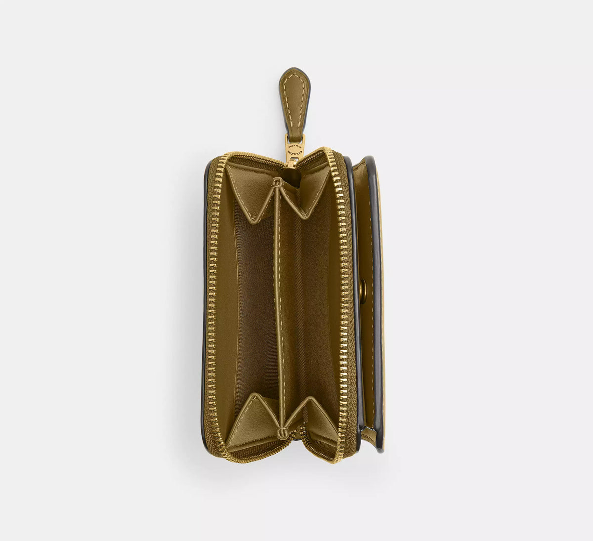 Coach New York Billfold Wallet  -  Brass/Muted Olive